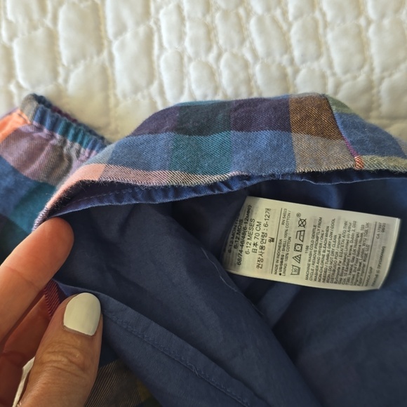 Baby Gap plaid flannel dress with matching bloomers - Picture 4 of 5
